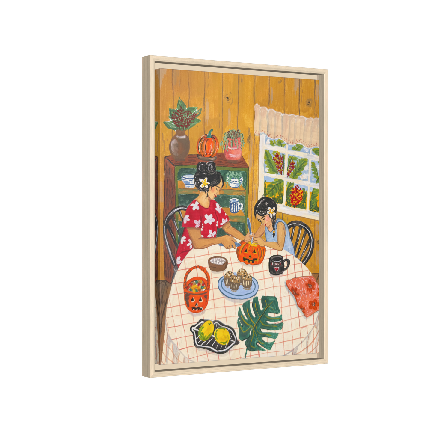 Hilo Halloween - Framed Canvas Print