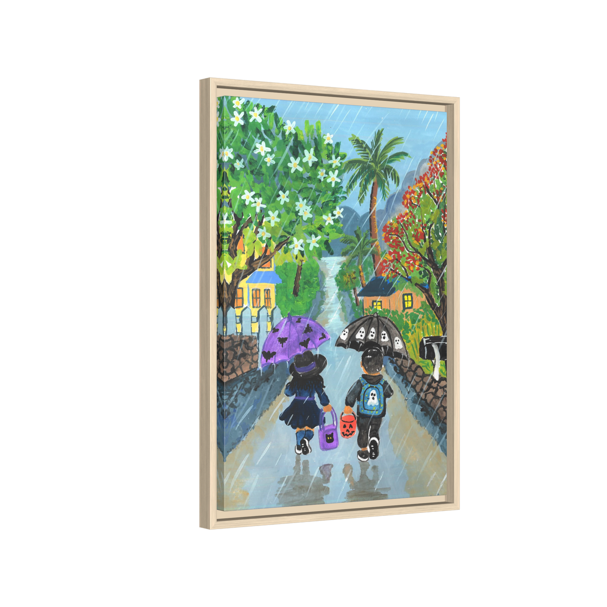 Paradise Park Memories - Framed Canvas Print