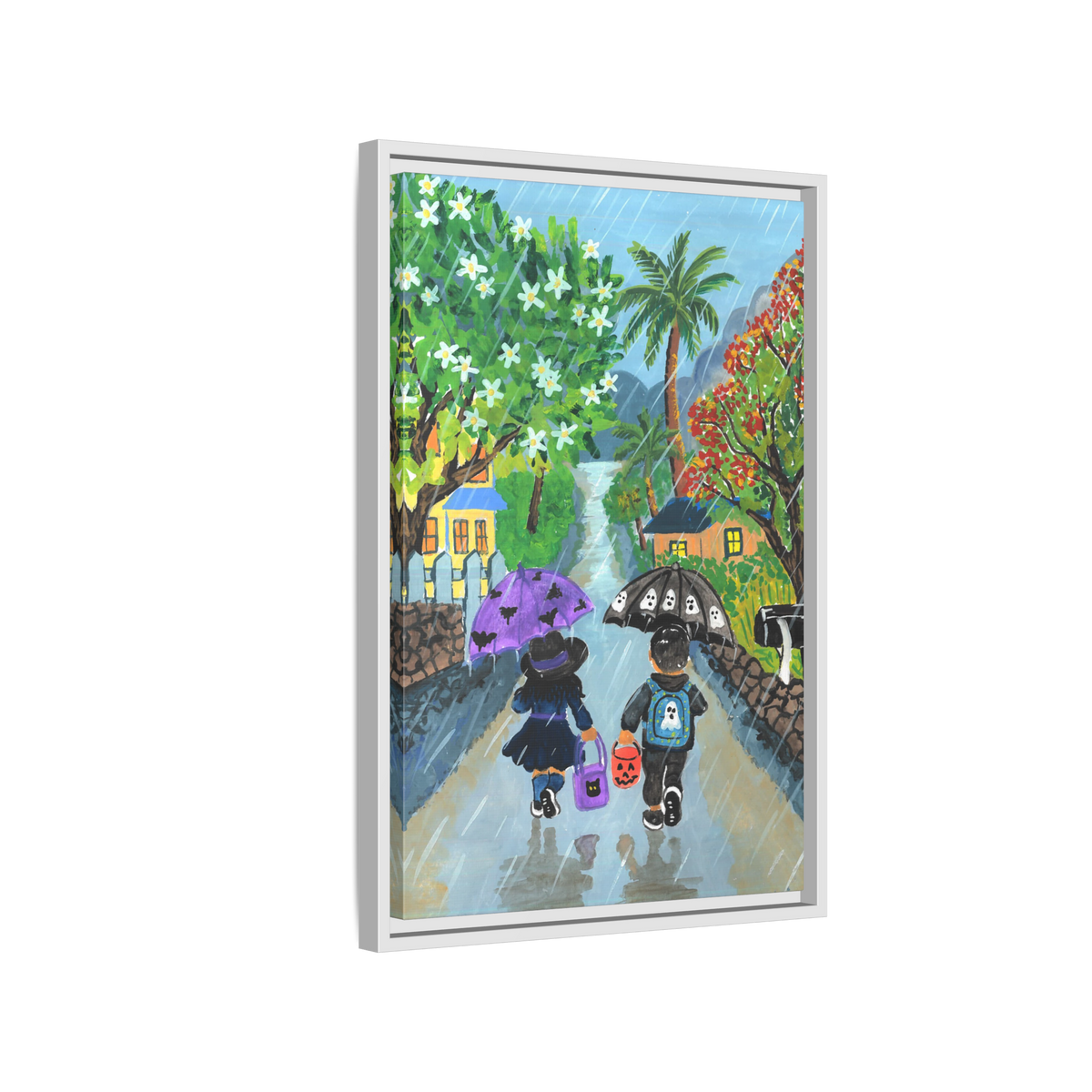 Paradise Park Memories - Framed Canvas Print