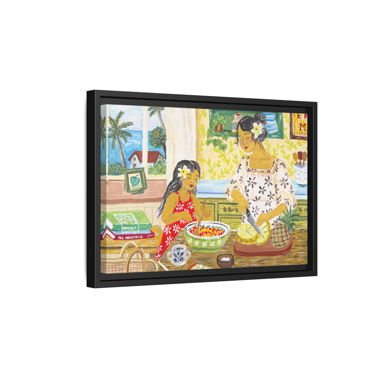 Aloha Sunday - Framed Canvas Print