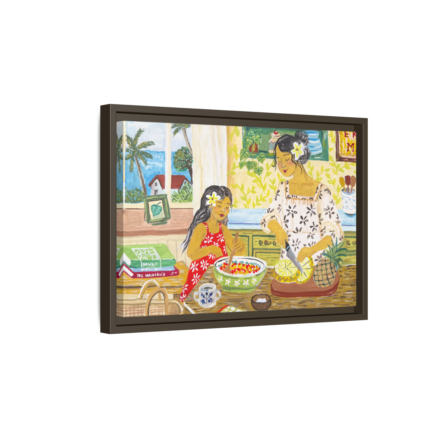 Aloha Sunday - Framed Canvas Print