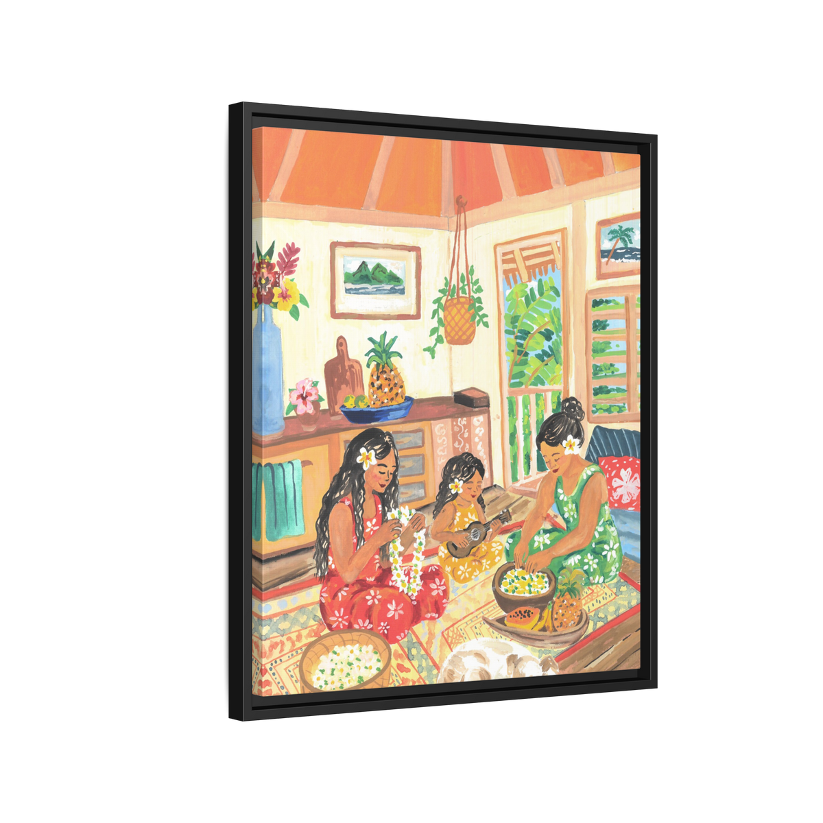 Homegrown - Framed Matte Canvas Art