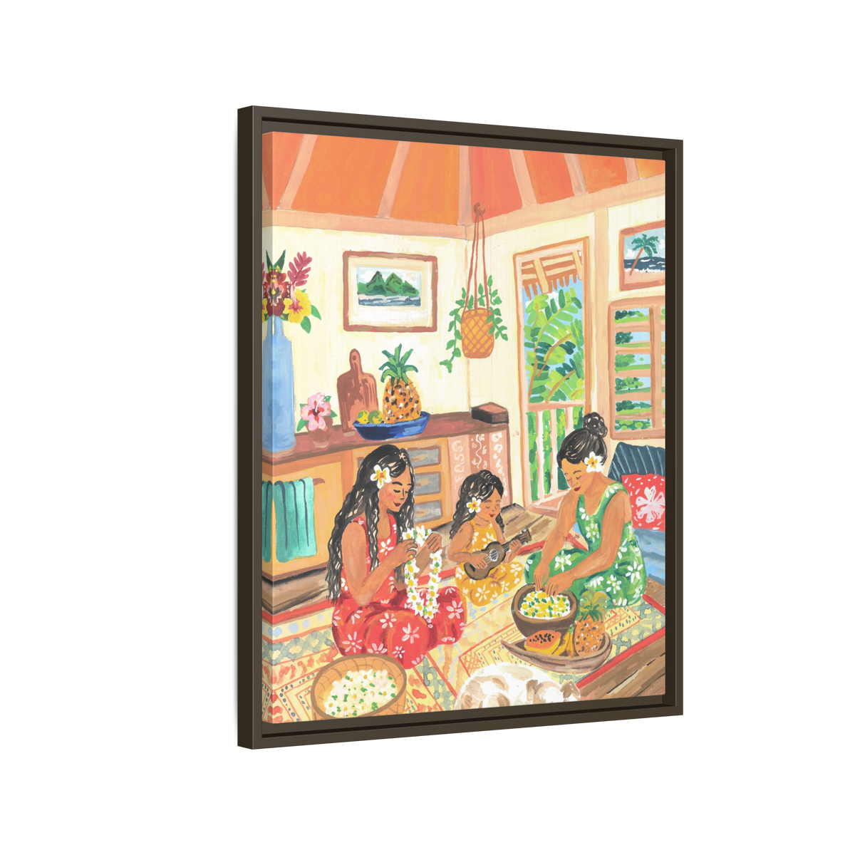 Homegrown - Framed Matte Canvas Art