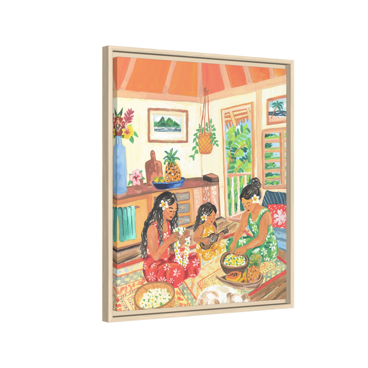 Homegrown - Framed Matte Canvas Art