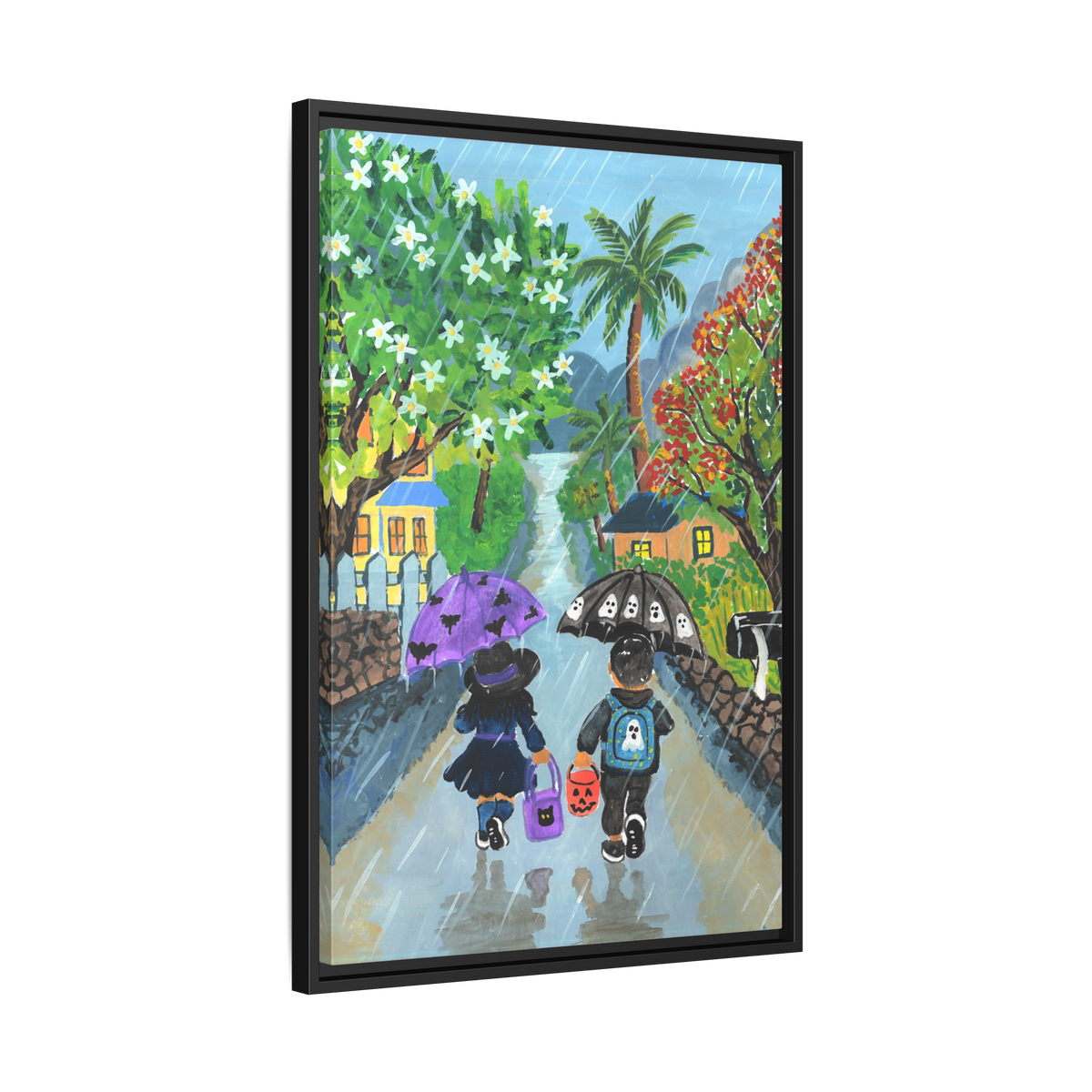Paradise Park Memories - Framed Canvas Print