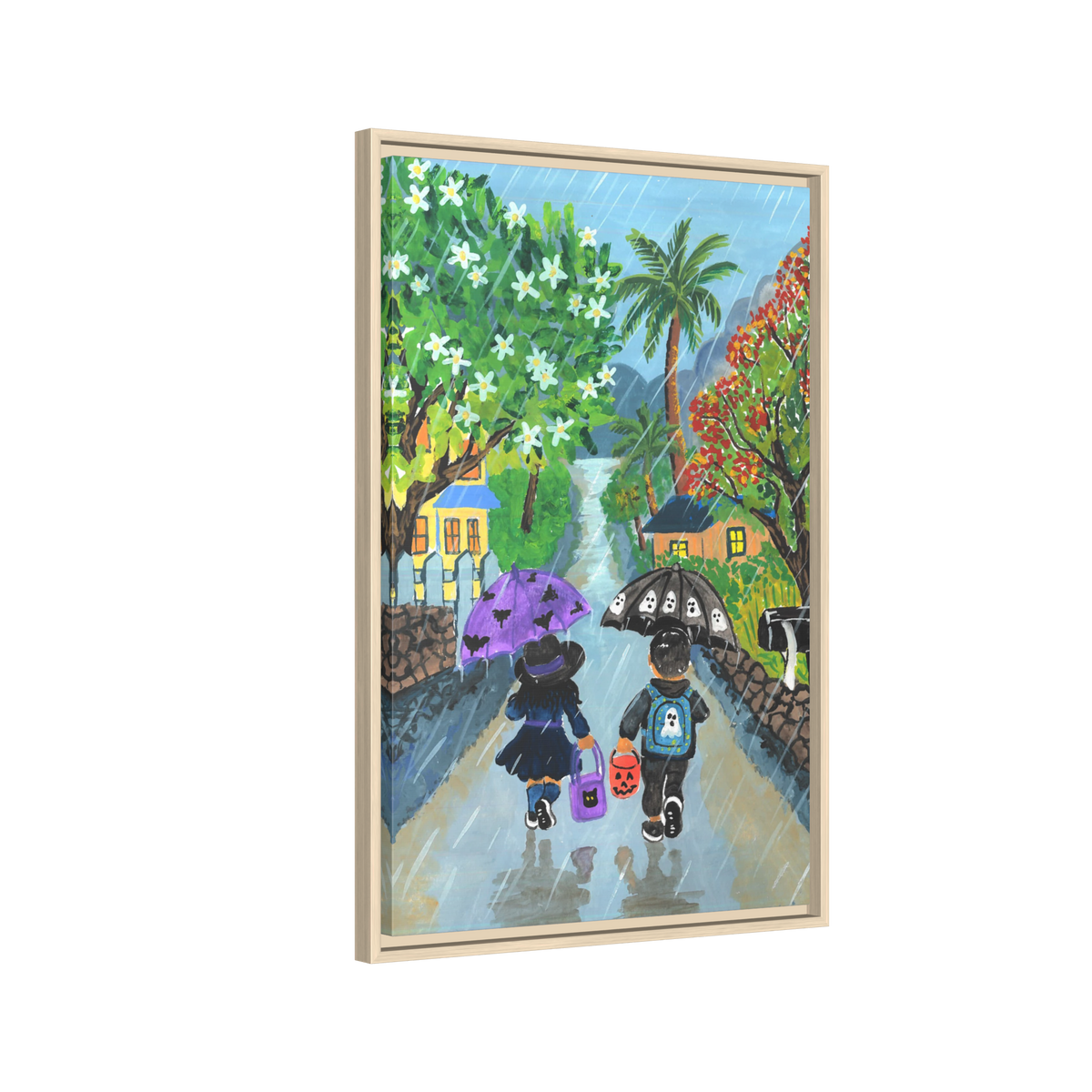 Paradise Park Memories - Framed Canvas Print