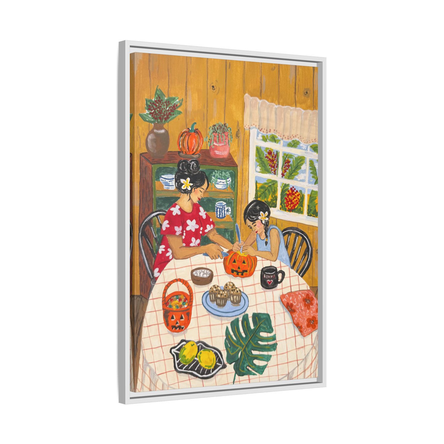 Hilo Halloween - Framed Canvas Print
