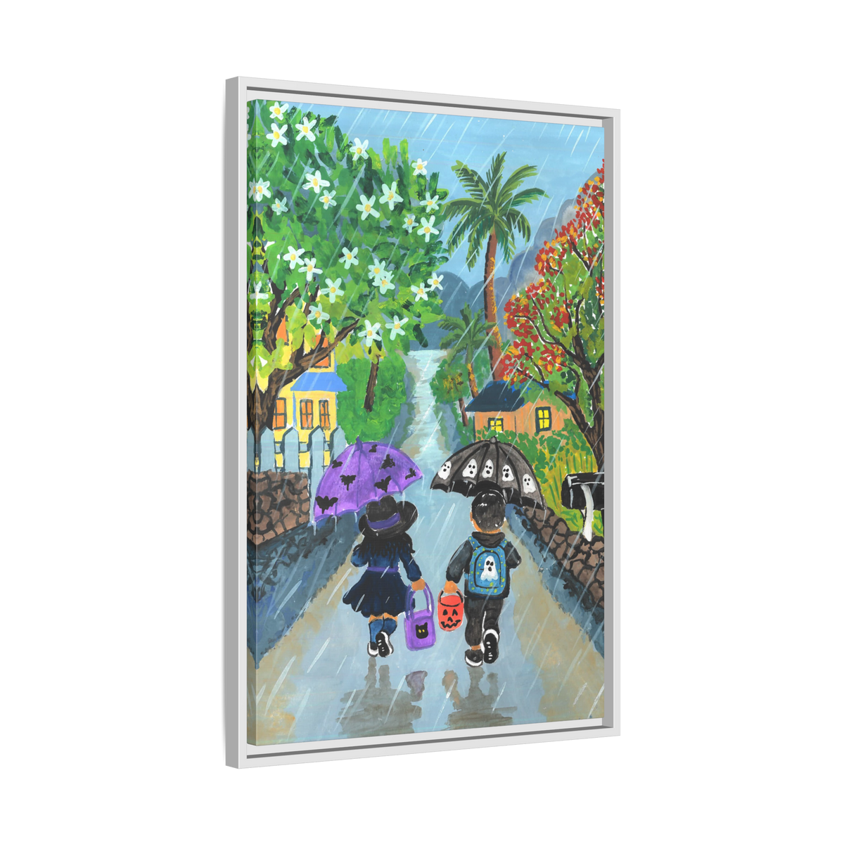 Paradise Park Memories - Framed Canvas Print