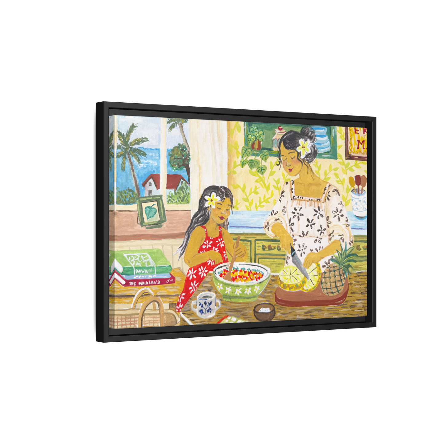 Aloha Sunday - Framed Canvas Print