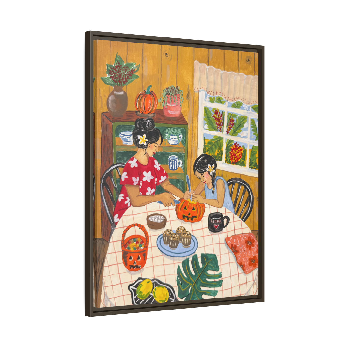 Hilo Halloween - Framed Canvas Print