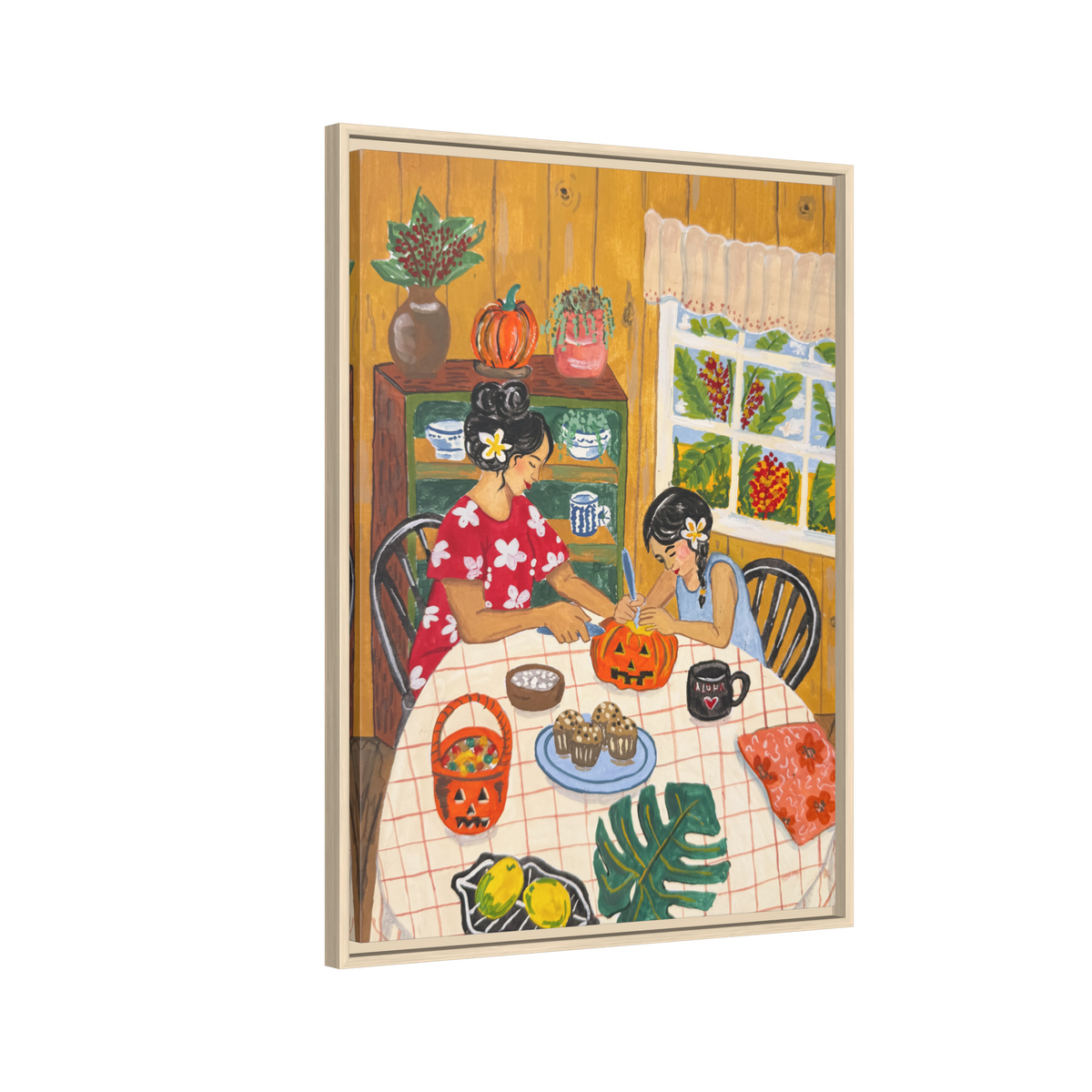 Hilo Halloween - Framed Canvas Print