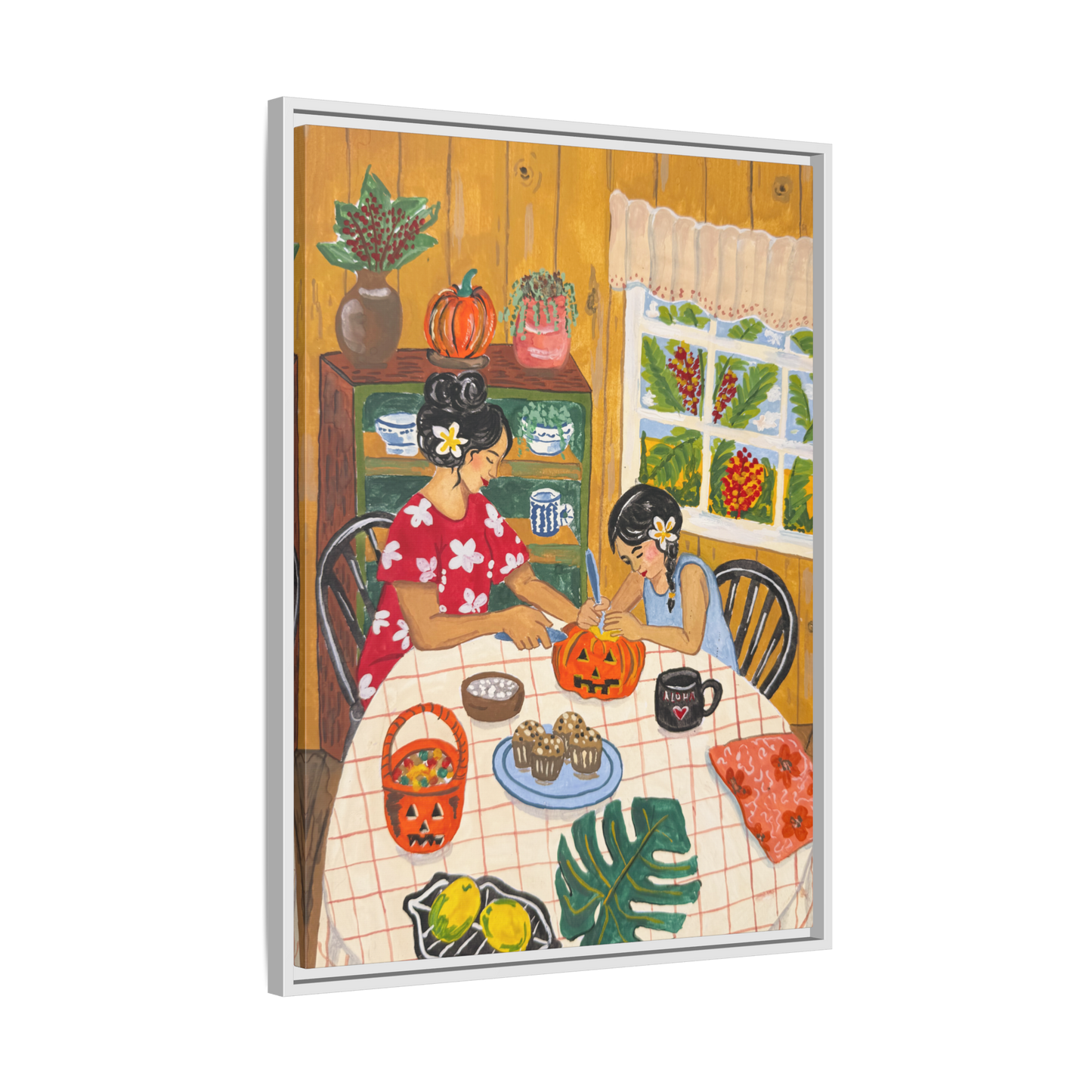 Hilo Halloween - Framed Canvas Print