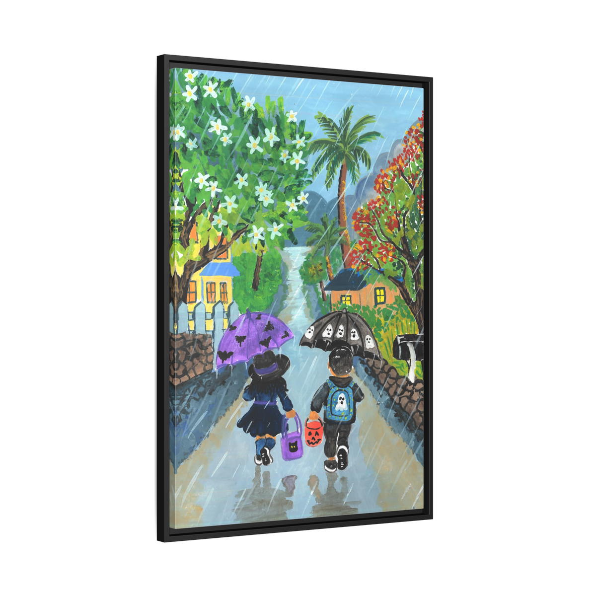 Paradise Park Memories - Framed Canvas Print