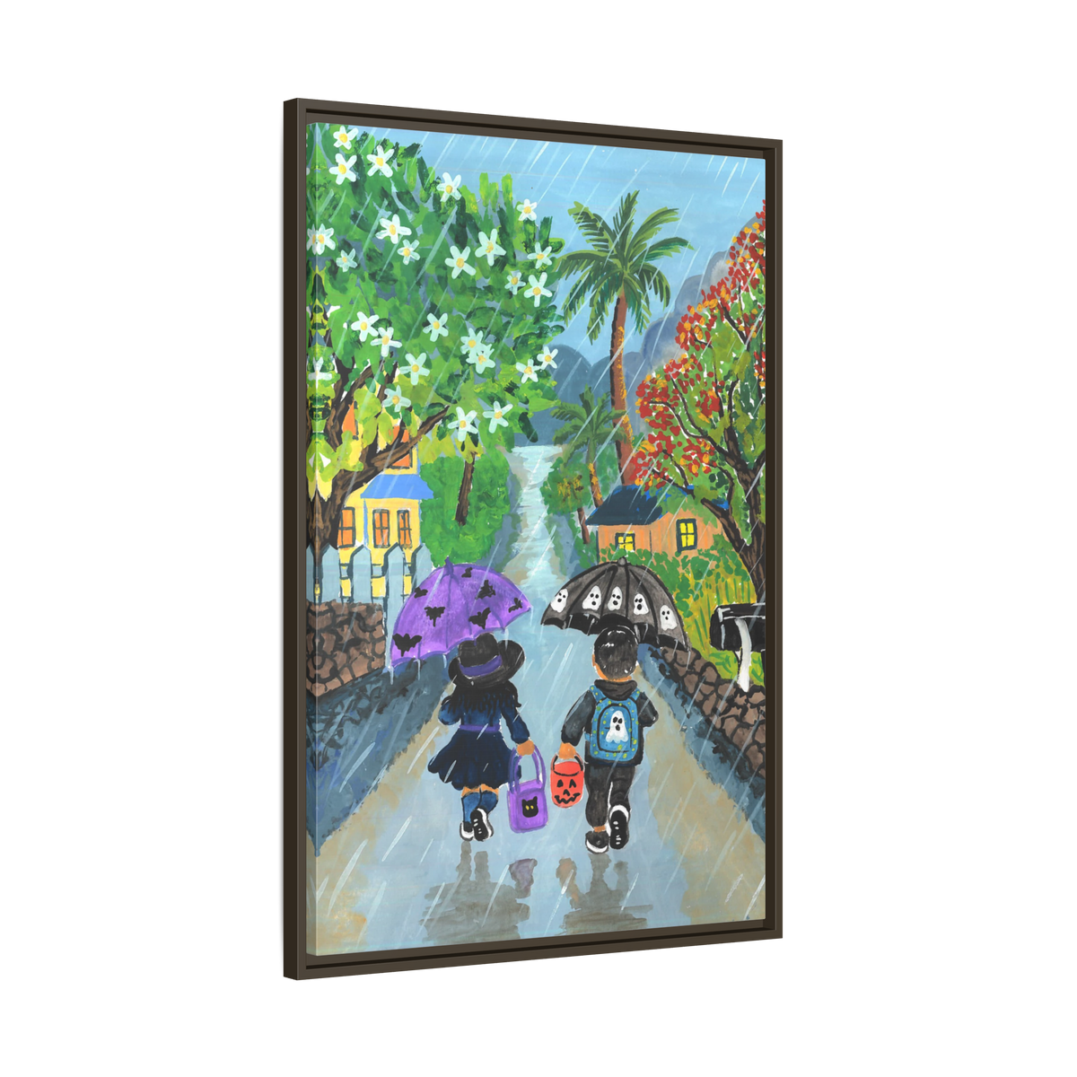 Paradise Park Memories - Framed Canvas Print