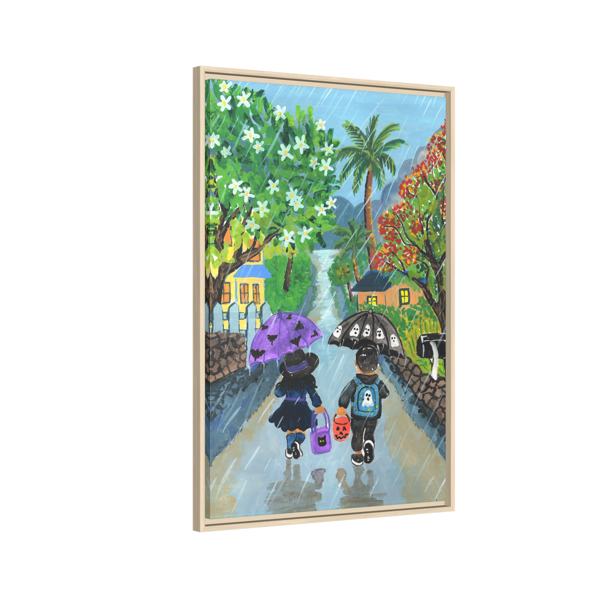 Paradise Park Memories - Framed Canvas Print