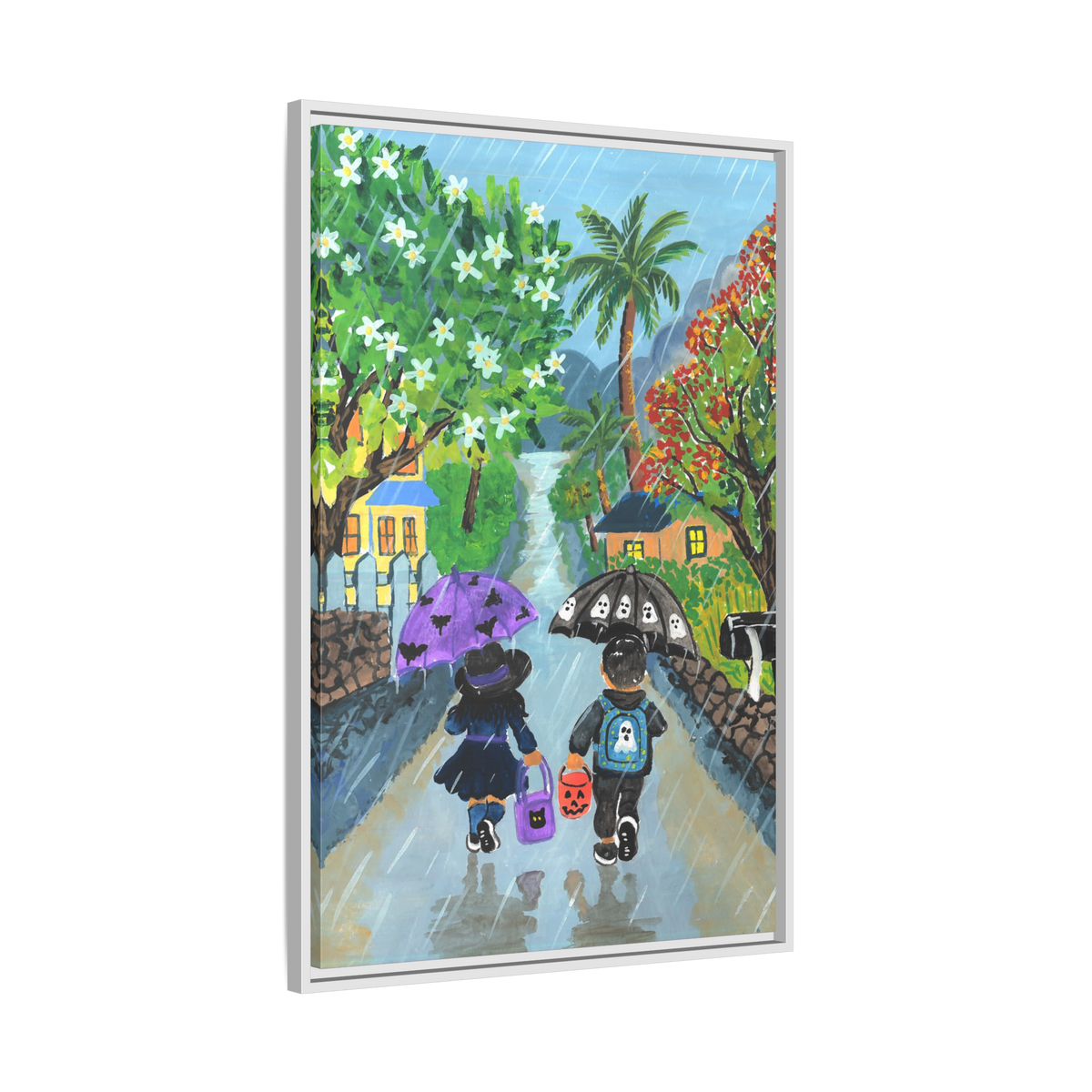 Paradise Park Memories - Framed Canvas Print