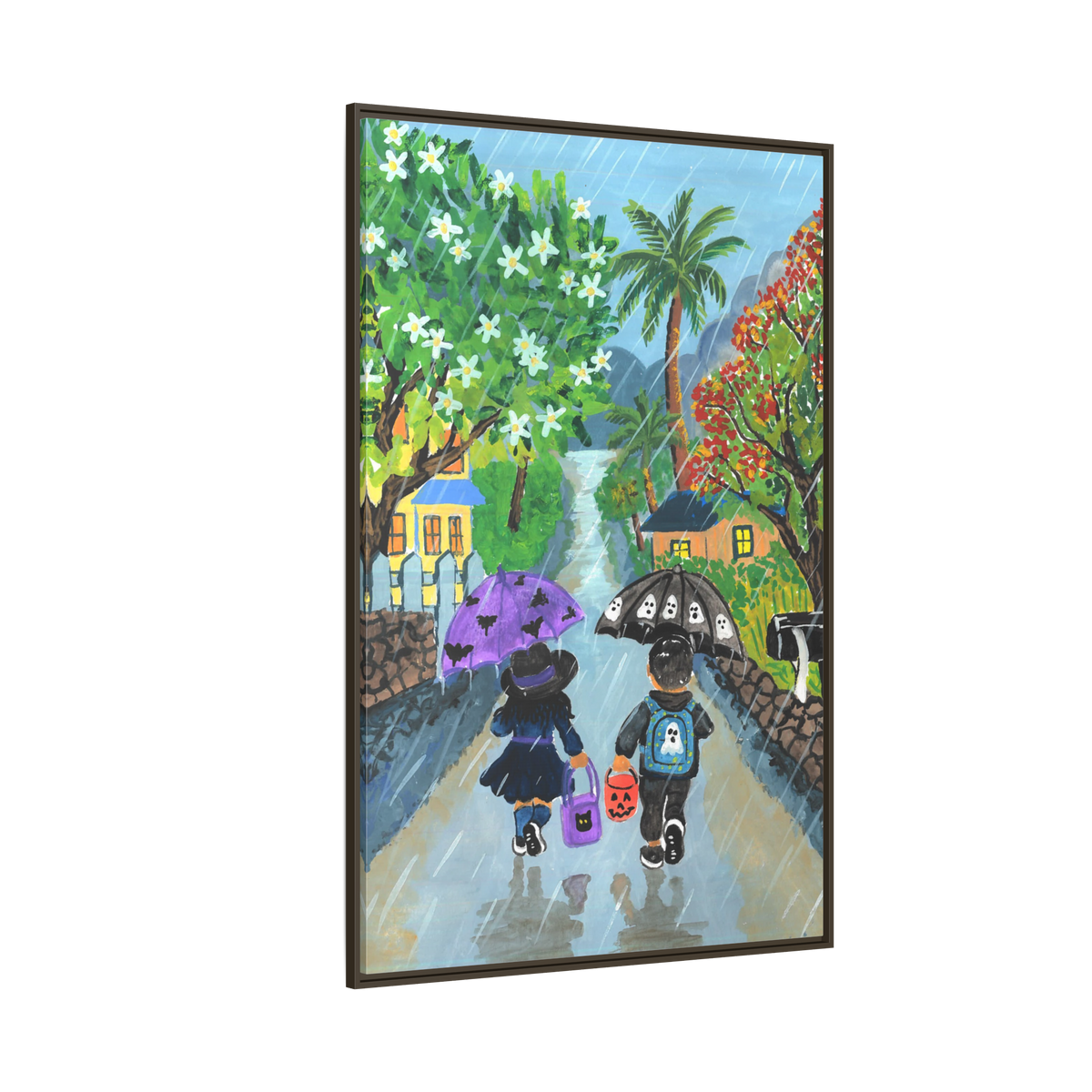 Paradise Park Memories - Framed Canvas Print