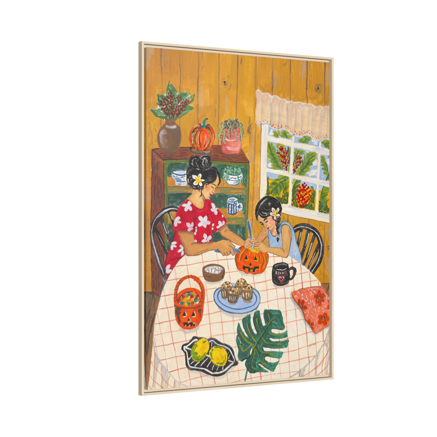 Hilo Halloween - Framed Canvas Print