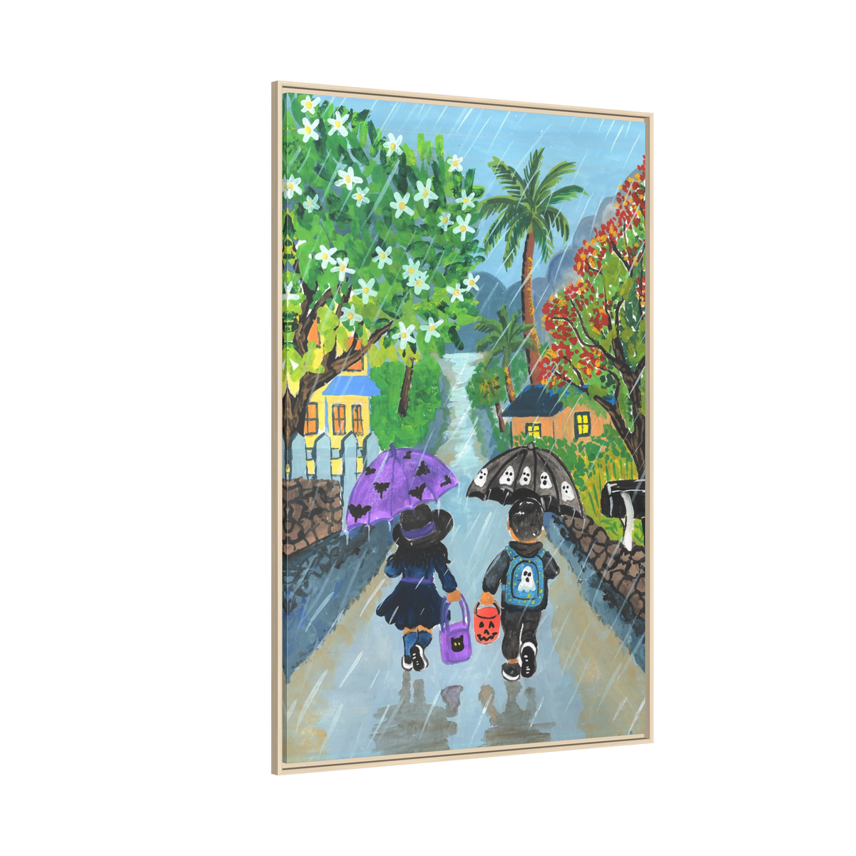 Paradise Park Memories - Framed Canvas Print