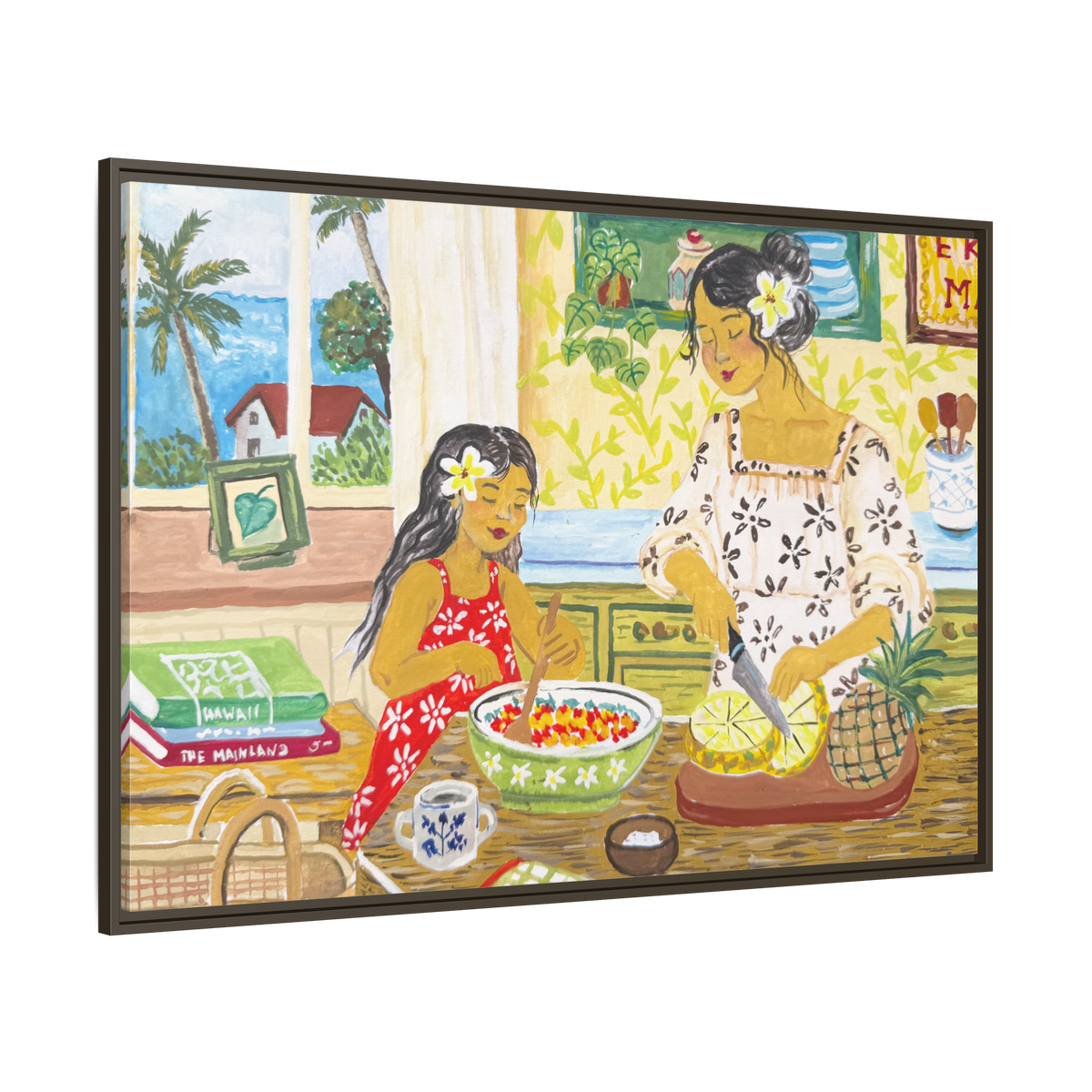Aloha Sunday - Framed Canvas Print