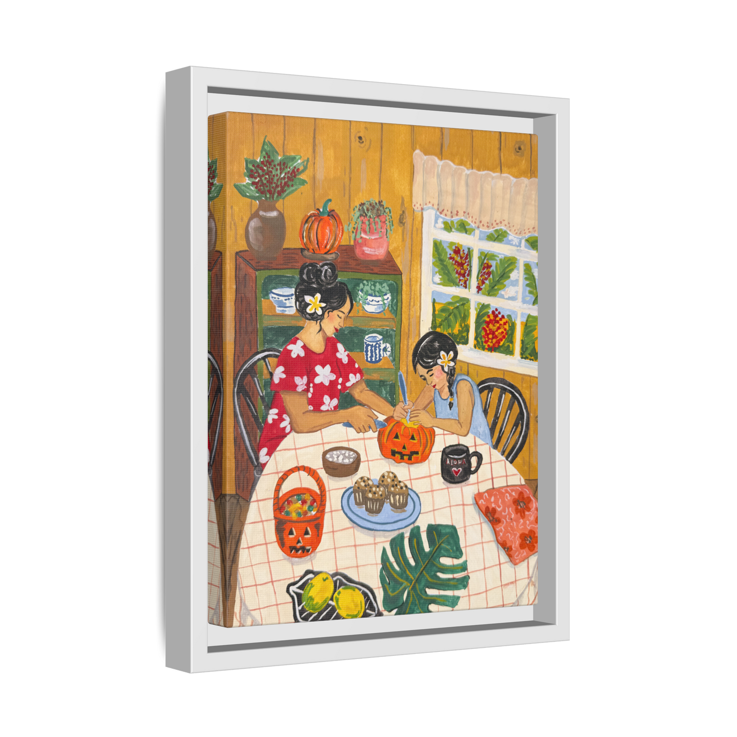 Hilo Halloween - Framed Canvas Print